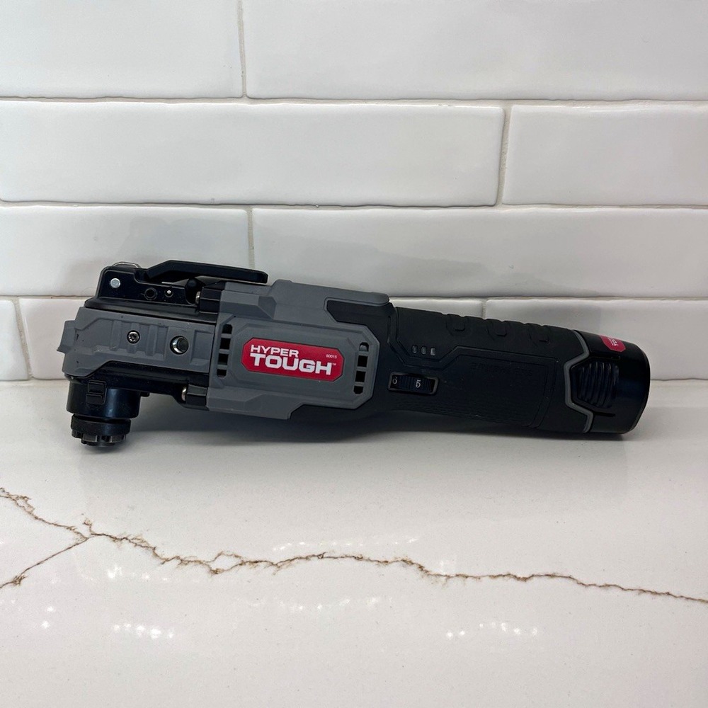 Hyper Tough 12V Brushless Oscillating Multi-Tool Variable Speed, 1 Li-Ion 80015